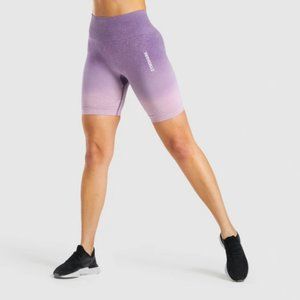 GYMSHARK ADAPT OMBRE SEAMLESS SHORTS- MEDIUM